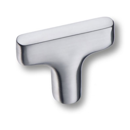 Ручка кнопка 4103 001MP19 цвет брашированный хром ширина 40 мм