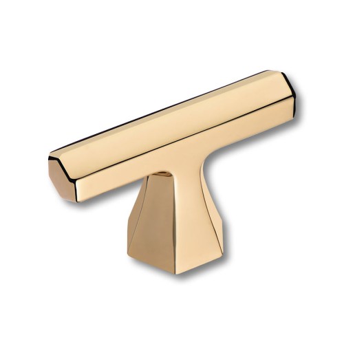 Ручка кнопка 4108 001MP11 цвет глянцевое золото ширина 50 мм 