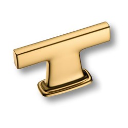 Ручка модерн кнопка 4110 016MP11 цвет глянцевое золото ширина 60 мм