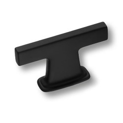 Ручка модерн кнопка 4110 016MP24 цвет черный матовый ширина 60 мм 