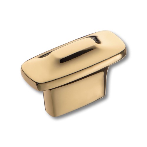 Ручка кнопка 4111 016MP11 цвет глянцевое золото ширина 40 мм