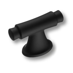 Ручка модерн кнопка 4117 016MP24 цвет черный матовый ширина 56 мм