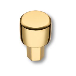 Ручка модерн кнопка 4126 001MP11 цвет глянцевое золото диаметр 20 мм