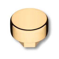 Ручка модерн кнопка 4126 002MP11 цвет глянцевое золото диаметр 40 мм 