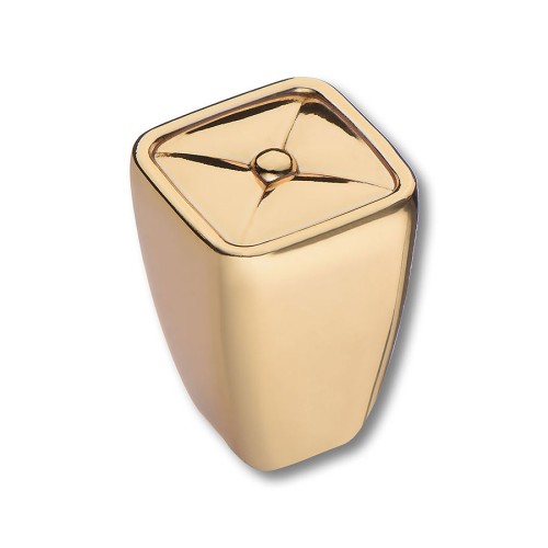 Ручка кнопка 4132 001MP11 цвет глянцевое золото ширина 20 мм 