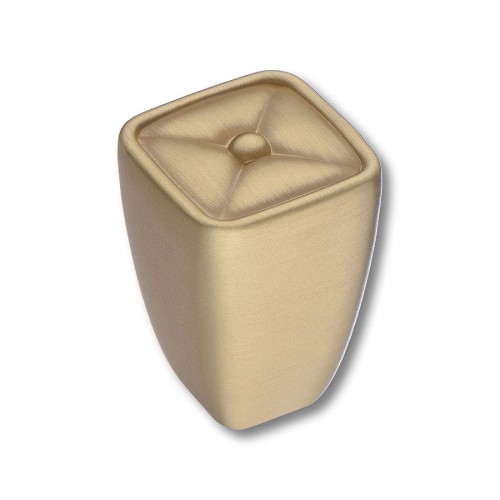 Ручка кнопка 4132 001MP35 цвет матовая латунь ширина 20 мм