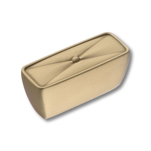 Ручка кнопка 4132 032MP35 цвет матовая латунь длина 50 мм, крепление 32 мм