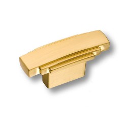 Ручка модерн кнопка 4215 0016 GLB цвет брашированное золото ширина 53 мм