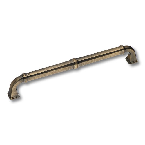 Ручка скоба 4224 0192 ABM цвет состаренная латунь длина 208 мм, крепление 192 мм