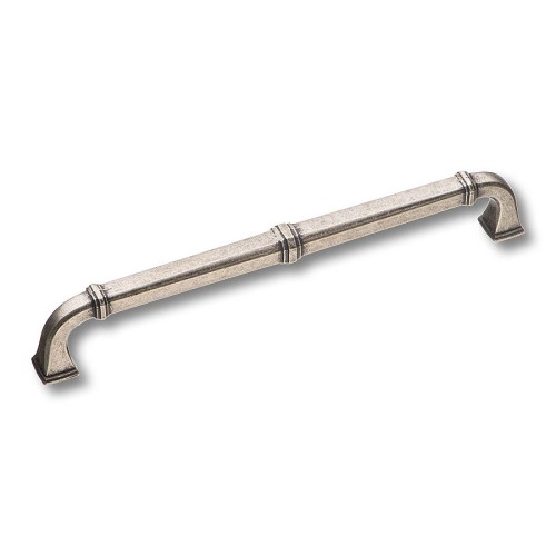 Ручка скоба 4224 0192 OSM цвет матовое античное серебро длина 208 мм, крепление 192 мм