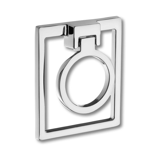 Ручка кольцо 4622 0074 CR-CR цвет глянцевый хром длина 87 мм 