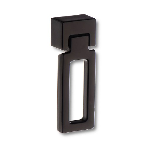 Ручка кольцо 4634 0024 AL6-AL6 цвет черный матовый длина 71 мм 