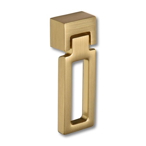 Ручка кольцо 4634 0024 BB-BB цвет матовая латунь длина 71 мм