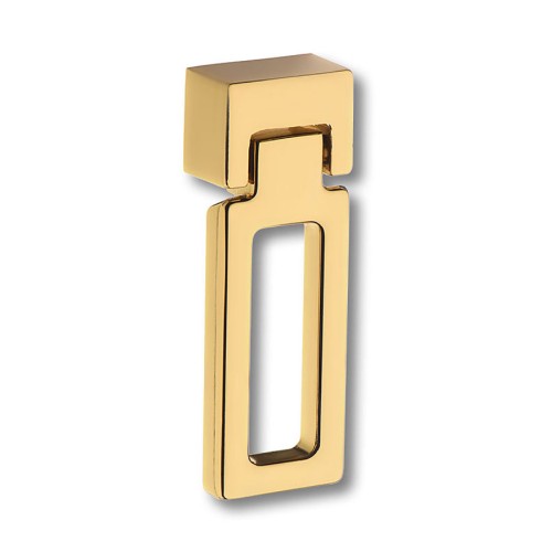 Ручка кольцо 4634 0024 GL-GL цвет глянцевое золото длина 71 мм