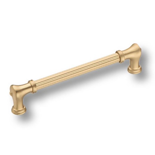 Ручка скоба 4640 0160 GB-GB цвет матовая латунь длина 181 мм, крепление 160 мм