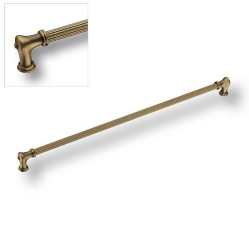 Ручка скоба 4640 0448 ABM-ABM цвет состаренная латунь длина 469 мм, крепление 448 мм