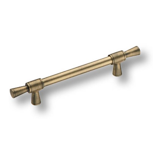 Ручка рейлинг 4690 0128 ABM-ABM цвет античная латунь длина 199 мм, крепление 128 мм