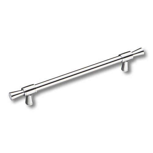 Ручка рейлинг 4690 0192 CR-CR цвет глянцевый хром длина 263 мм, крепление 192 мм 