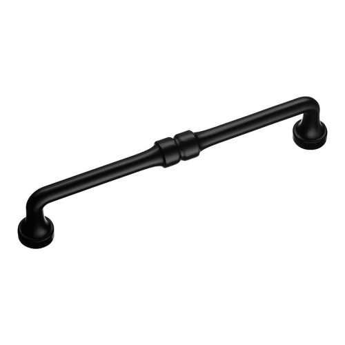 Ручка скоба 551-160-Matt Black цвет черный матовый длина 178 мм, крепление 160 мм