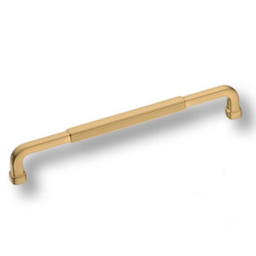 Ручка скоба 552-192-Champagne Gold цвет матовая латунь длина 205 мм, крепление 192 мм