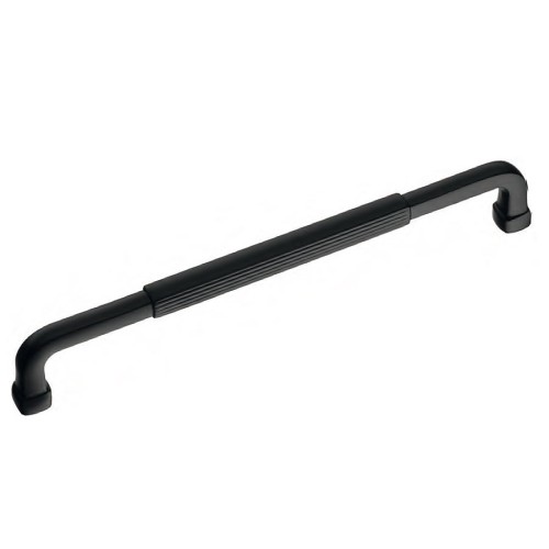 Ручка скоба 552-192-Matt Black цвет черный матовый длина 205 мм, крепление 192 мм