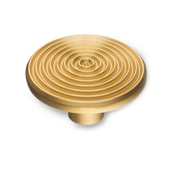 Ручка модерн кнопка 6130-200 цвет матовое золото диаметр 45 мм 