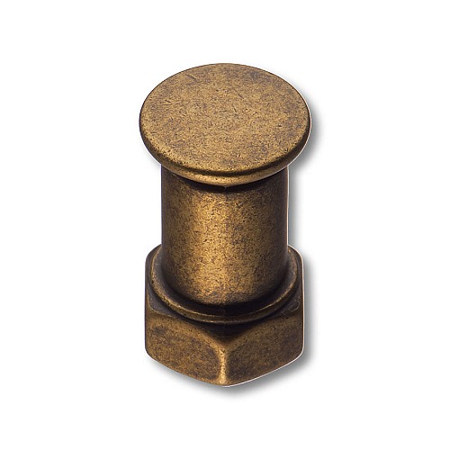 Ручка кнопка 6200-831 старая бронза диаметр 19 мм 