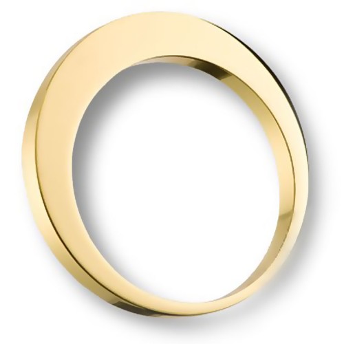 Ручка кольцо 6530 0080 GL цвет глянцевое золото диаметр 80 мм 