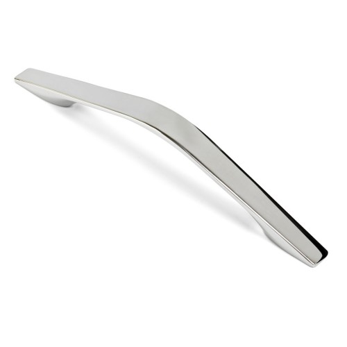 Ручка скоба 6812-400 цвет глянцевый хром длина 230 мм, крепление 160 мм