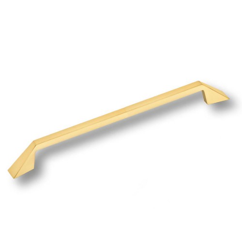 Ручка скоба 6842-020 цвет брашированное золото длина 232 мм, крепление 192 мм