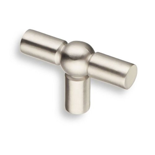 Ручка кнопка 6860-038 цвет брашированный никель ширина 46 мм 