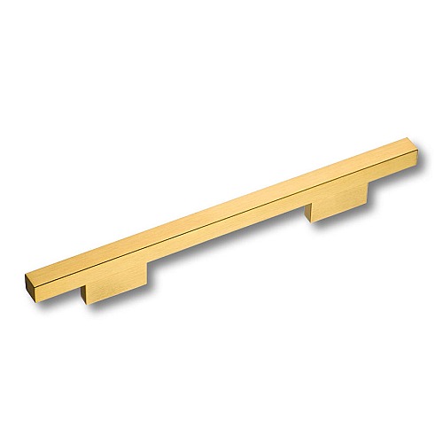 Ручка скоба 7345 0192 GLB-GLB цвет матовое золото длина 272 мм, крепление 192 мм