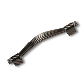 Ручка скоба 7492-825 цвет матовое серебро длина 128 мм, крепление 96 мм 