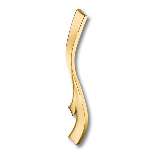 Ручка скоба 8145R 0160 GL цвет глянцевое золото длина 183 мм, крепление 160 мм