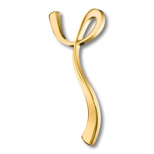 Ручка скоба 8147L 0160 GL цвет глянцевое золото длина 176 мм, крепление 160 мм