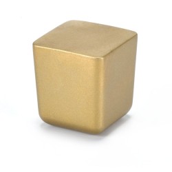 Ручка модерн кнопка квадратная 8151-200 цвет матовое золото ширина 25 мм