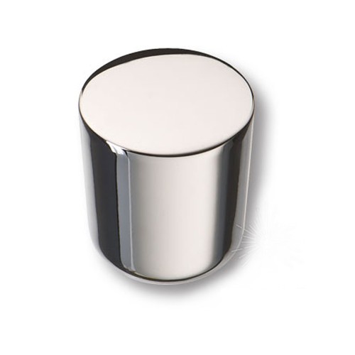 Ручка кнопка цилиндр 8161-400 цвет глянцевый хром диаметр 25 мм