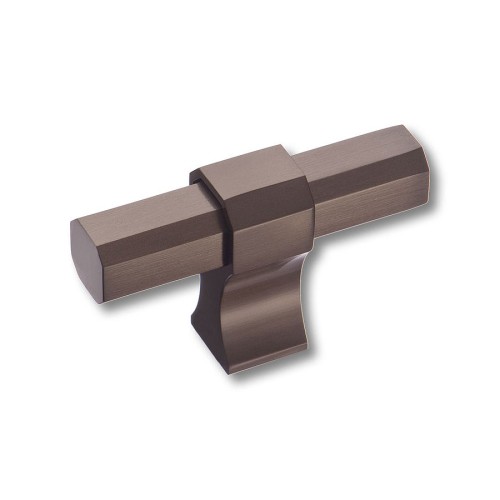 Ручка кнопка 8720 0008 BBN-BBN цвет темный брашированный никель ширина 60 мм