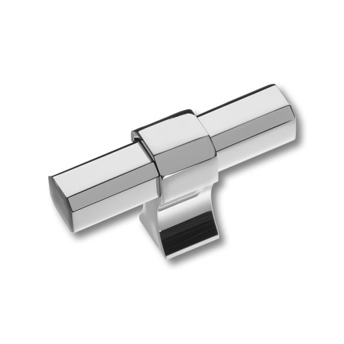 Ручка кнопка 8720 0008 CR-CR цвет глянцевый хром ширина 60 мм 