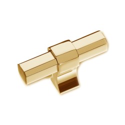 Ручка модерн кнопка 8720 0008 GL-GL цвет глянцевое золото ширина 60 мм