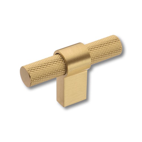 Ручка кнопка Т-образная 8774 0008 BB-BB цвет матовое золото длина 60 мм 