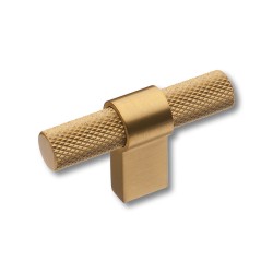 Ручка модерн кнопка Т-образная 8774 0008 GLB-GLB цвет матовое золото  длина 60 мм