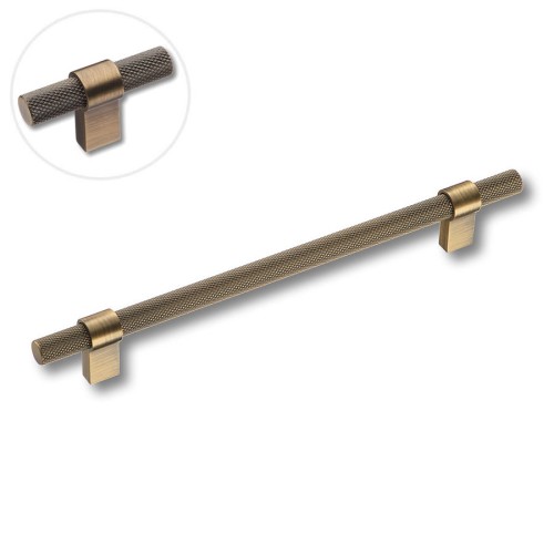 Ручка рейлинг 8774 0192 ABM-ABM цвет старая бронза длина 257 мм, крепление 192 мм