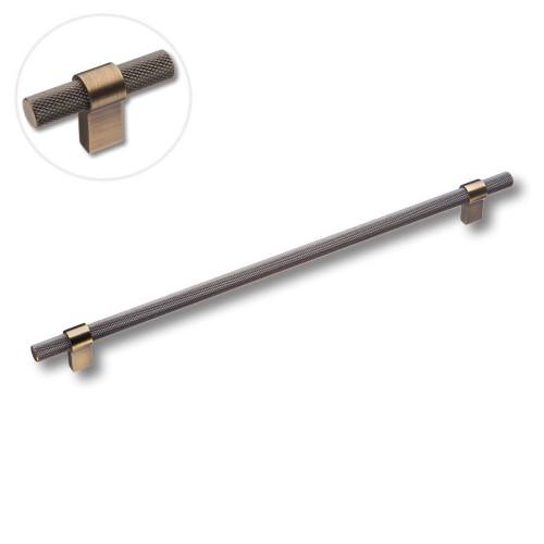 Ручка рейлинг 8774 0320 ABM-ABM цвет старая бронза длина 385 мм, крепление 320 мм