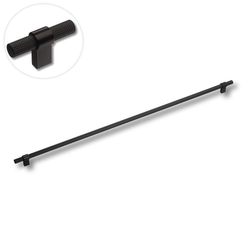 Ручка рейлинг 8774 0640 AL6-AL6 цвет черный длина 705 мм, крепление 640 мм 