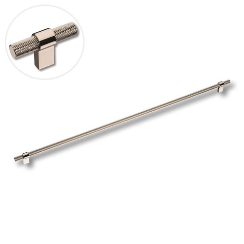 Ручка рейлинг 8774 0640 PN-PN цвет глянцевый никель длина 705 мм, крепление 640 мм