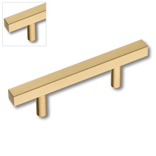 Ручка рейлинг 8807 0064 BB цвет матовое золото длина 104 мм, крепление 64 мм