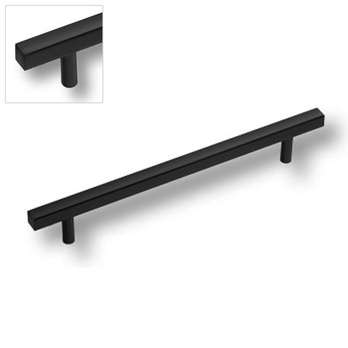 Ручка рейлинг 8807 0160 AL6 цвет черный длина 210 мм, крепление 160 мм