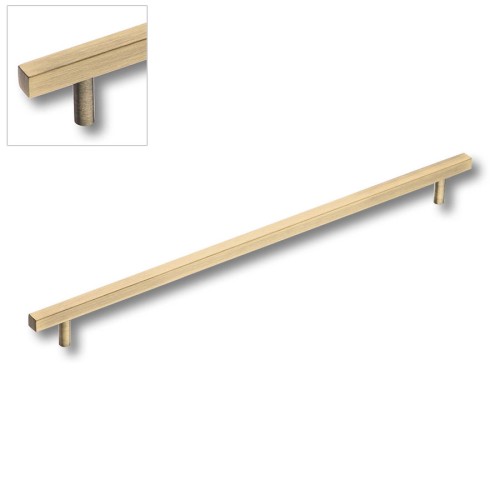 Ручка рейлинг 8807 0320 ABM цвет состаренная латунь длина 370 мм, крепление 320 мм