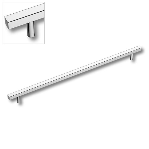 Ручка рейлинг 8807 0320 CR цвет глянцевый хром длина 370 мм, крепление 320 мм